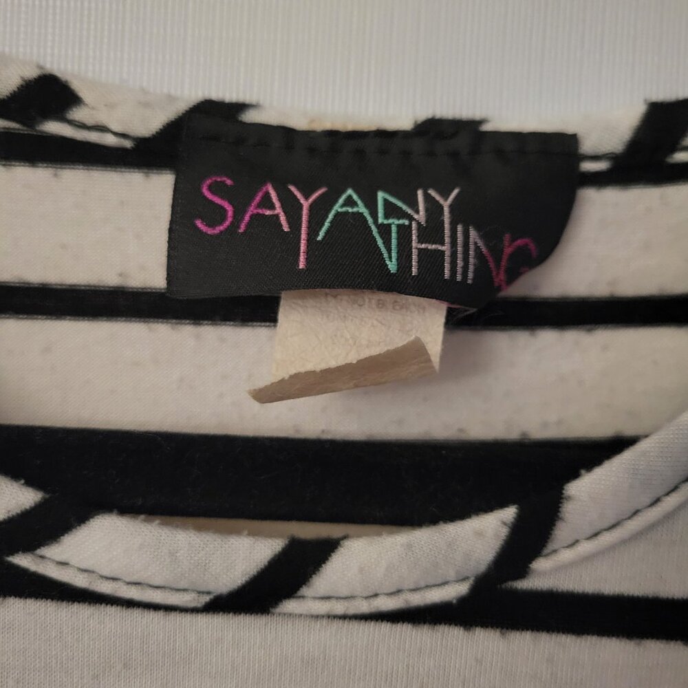 Say Anything Multi-Pattern T-Shirt - Picture 7 of 7